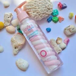 لوشن مارشميلو سادور بالنياسيناميد بينك من بيوتي سيستم 200 مل Sador Marshmallow Lotion with Niacinamide Pink by Beauty System
